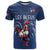 Custom France Rugby T Shirt Le XV de France Gallic Rooster - Wonder Print Shop