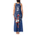 Custom France Rugby Tank Maxi Dress Le XV de France Gallic Rooster