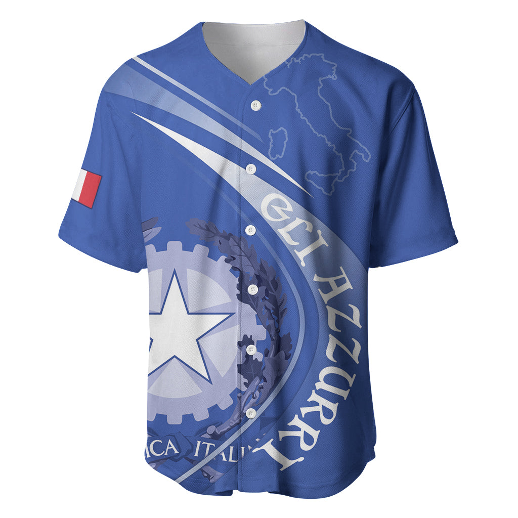 Custom Italy Rugby Baseball Jersey Come On Gli Azzurri LT9 - Wonder Print Shop