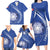 Custom Italy Rugby Family Matching Long Sleeve Bodycon Dress and Hawaiian Shirt Come On Gli Azzurri LT9 - Wonder Print Shop