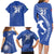 Custom Italy Rugby Family Matching Long Sleeve Bodycon Dress and Hawaiian Shirt Come On Gli Azzurri LT9 - Wonder Print Shop