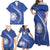 Custom Italy Rugby Family Matching Off Shoulder Maxi Dress and Hawaiian Shirt Come On Gli Azzurri LT9 - Wonder Print Shop