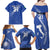 Custom Italy Rugby Family Matching Off Shoulder Maxi Dress and Hawaiian Shirt Come On Gli Azzurri LT9 - Wonder Print Shop