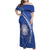 Custom Italy Rugby Family Matching Off Shoulder Maxi Dress and Hawaiian Shirt Come On Gli Azzurri LT9 - Wonder Print Shop