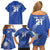 Custom Italy Rugby Family Matching Off Shoulder Short Dress and Hawaiian Shirt Come On Gli Azzurri LT9 - Wonder Print Shop