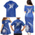 Custom Italy Rugby Family Matching Puletasi and Hawaiian Shirt Come On Gli Azzurri - Wonder Print Shop