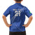 Custom Italy Rugby Family Matching Short Sleeve Bodycon Dress and Hawaiian Shirt Come On Gli Azzurri - Wonder Print Shop