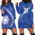 Custom Italy Rugby Hoodie Dress Come On Gli Azzurri - Wonder Print Shop