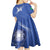 Custom Italy Rugby Kid Short Sleeve Dress Come On Gli Azzurri - Wonder Print Shop