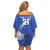 Custom Italy Rugby Off Shoulder Short Dress Come On Gli Azzurri - Wonder Print Shop