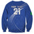 Custom Italy Rugby Sweatshirt Come On Gli Azzurri