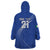 Custom Italy Rugby Wearable Blanket Hoodie Come On Gli Azzurri - Wonder Print Shop