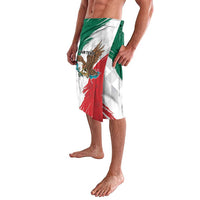 Eagle Devouring Snake Mexican Emblem Personalized Lavalava Grunge Flag Style