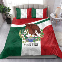 Eagle Devouring Snake Mexican Emblem Personalized Bedding Set Sporty Style