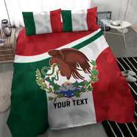 Eagle Devouring Snake Mexican Emblem Personalized Bedding Set Sporty Style