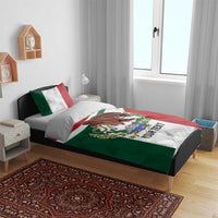 Eagle Devouring Snake Mexican Emblem Personalized Bedding Set Sporty Style