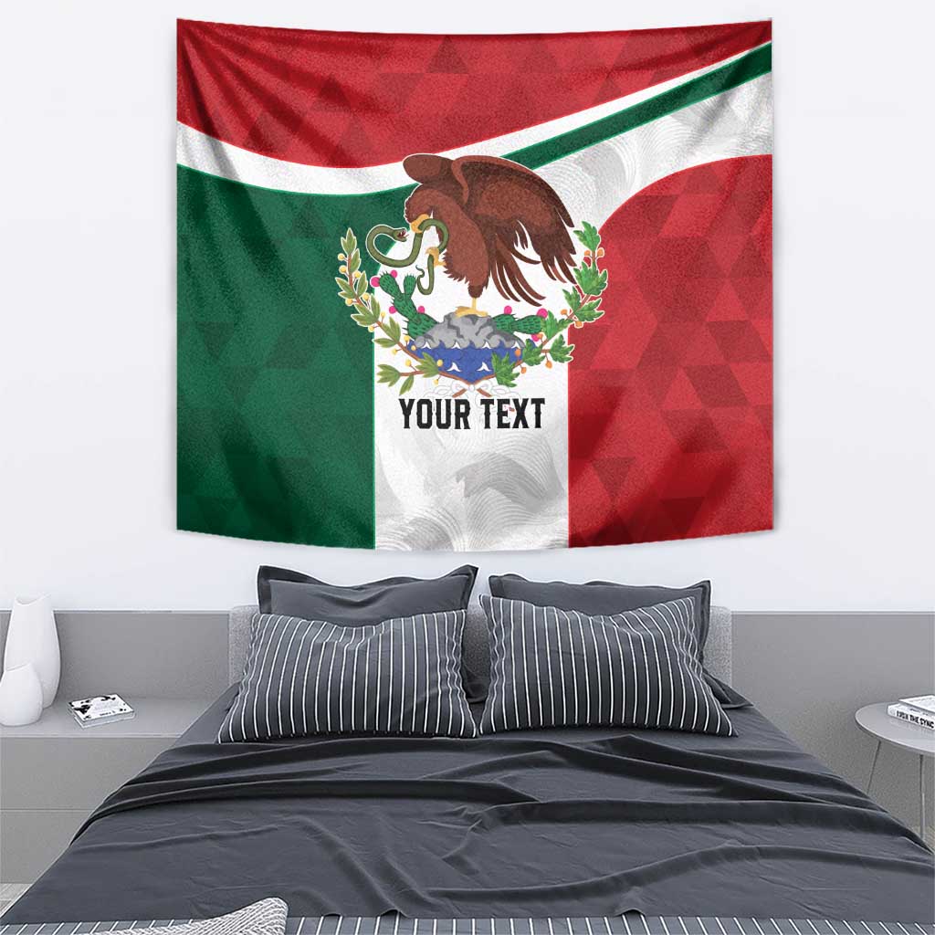Eagle Devouring Snake Mexican Emblem Personalized Tapestry Sporty Style