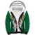 Custom African Sherpa Hoodie Algeria Independence Day - Wonder Print Shop