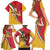 Personalized Italy Bandiera Della Sicilia Family Matching Short Sleeve Bodycon Dress and Hawaiian Shirt - Wonder Print Shop