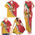 Personalized Italy Bandiera Della Sicilia Family Matching Tank Maxi Dress and Hawaiian Shirt - Wonder Print Shop