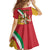 Personalized Italy Bandiera Della Sicilia Kid Short Sleeve Dress - Wonder Print Shop