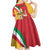 Personalized Italy Bandiera Della Sicilia Kid Short Sleeve Dress - Wonder Print Shop