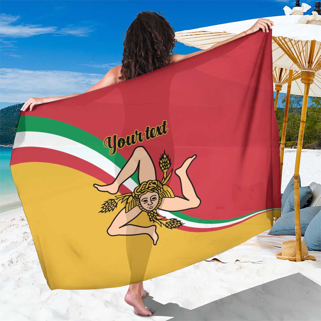 Personalized Italy Bandiera Della Sicilia Sarong