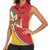 Personalized Italy Bandiera Della Sicilia Women Sleeveless Polo Shirt