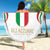 Custom Italy Football Beach Blanket Gli Azzurri Sporty Style LT9 - Wonder Print Shop