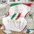 Custom Italy Football Blanket Gli Azzurri Sporty Style