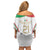 Custom Italy Football Family Matching Off Shoulder Short Dress and Hawaiian Shirt Gli Azzurri Sporty Style LT9 - Wonder Print Shop