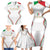 Custom Italy Football Family Matching Short Sleeve Bodycon Dress and Hawaiian Shirt Gli Azzurri Sporty Style - Wonder Print Shop