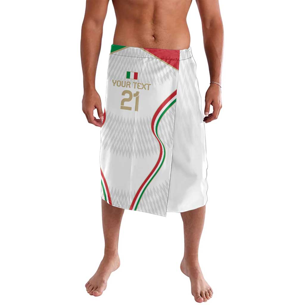 Custom Italy Football Lavalava Gli Azzurri Sporty Style - Wonder Print Shop