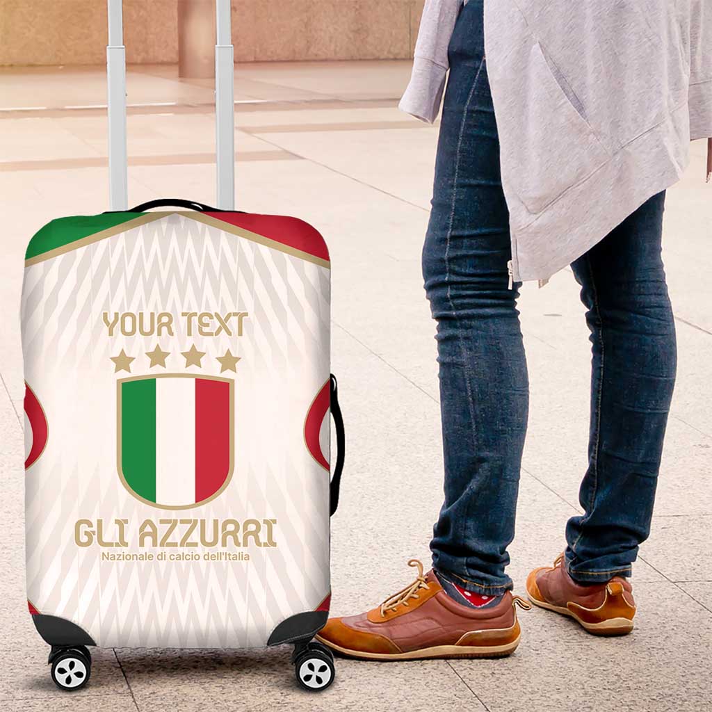 Custom Italy Football Luggage Cover Gli Azzurri Sporty Style - Wonder Print Shop