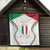 Custom Italy Football Quilt Gli Azzurri Sporty Style