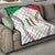 Custom Italy Football Quilt Gli Azzurri Sporty Style