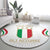 Custom Italy Football Round Carpet Gli Azzurri Sporty Style