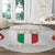 Custom Italy Football Round Carpet Gli Azzurri Sporty Style