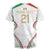 Custom Italy Football Rugby Jersey Gli Azzurri Sporty Style