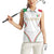 Custom Italy Football Women Sleeveless Polo Shirt Gli Azzurri Sporty Style