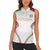 Custom Italy Football Women Sleeveless Polo Shirt Gli Azzurri Sporty Style