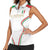 Custom Italy Football Women Sleeveless Polo Shirt Gli Azzurri Sporty Style