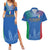 Custom Italy Football Couples Matching Summer Maxi Dress and Hawaiian Shirt Special Pisa Tower LT9 - Wonder Print Shop