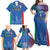 Custom Italy Football Family Matching Off Shoulder Maxi Dress and Hawaiian Shirt Special Pisa Tower LT9 - Wonder Print Shop