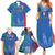 Custom Italy Football Family Matching Summer Maxi Dress and Hawaiian Shirt Special Pisa Tower - Wonder Print Shop