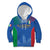 Custom Italy Football Kid Hoodie Special Pisa Tower - Wonder Print Shop