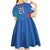 Custom Italy Football Kid Short Sleeve Dress Special Pisa Tower - Wonder Print Shop