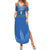 Custom Italy Football Summer Maxi Dress Special Pisa Tower