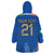 Custom Italy Football Wearable Blanket Hoodie Special Pisa Tower