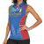 Custom Italy Football Women Sleeveless Polo Shirt Special Pisa Tower